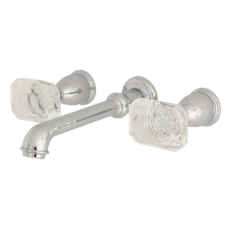 Krystal Onyx KS7121WQL Two-Handle Wall Mount Bathroom Faucet KS7121WQL